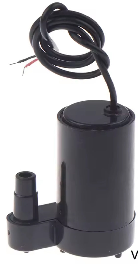 Borstelloze dompelpomp tot max 12 Volt