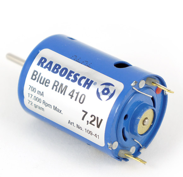 Raboesch Blue RM 410 brushed motor